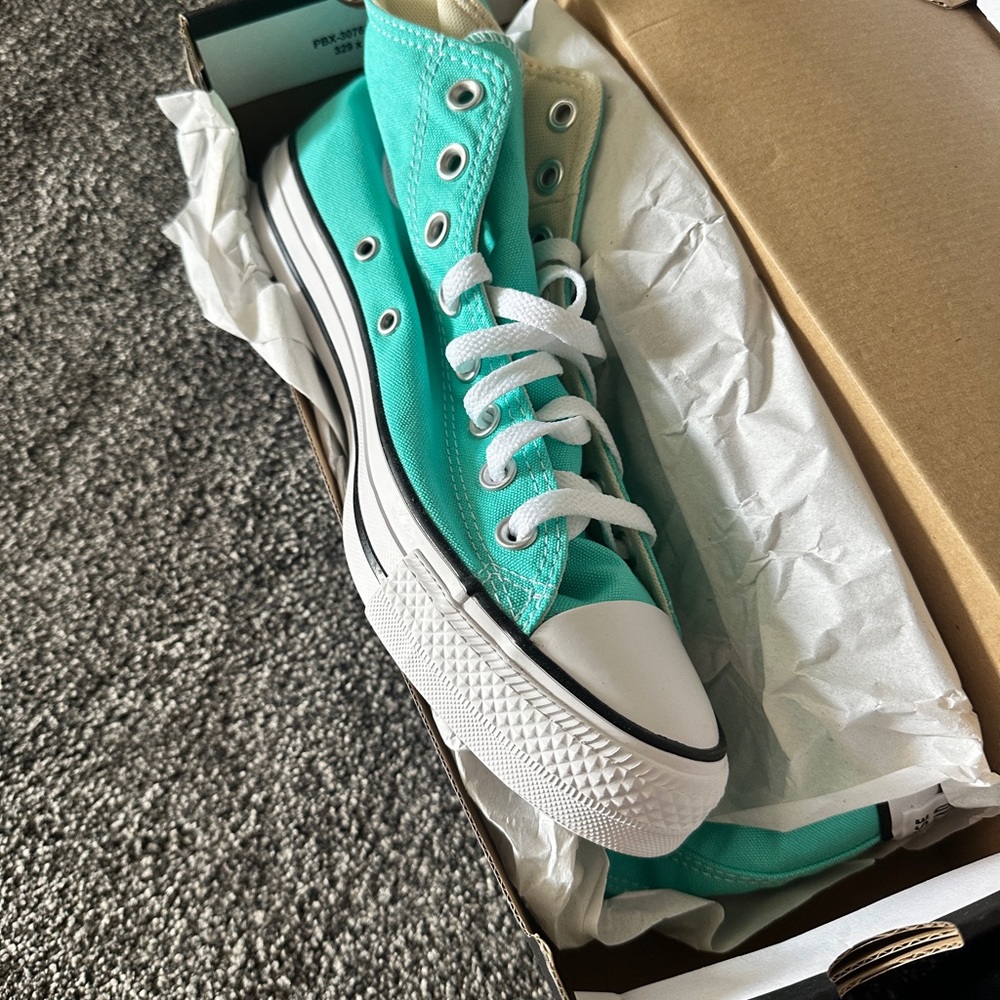 Converse Electric Aqua High-Tops